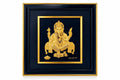 10x8 Lord Ganesha 24K Gold Leaf Framed Painting
