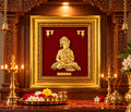 7 x 6 Swaminarayan 24K Fine Gold Framed Wall art