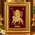 7 x 6 Maa Durga 24K Fine Gold Foil Framed Wall Art